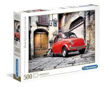 Puzzle coche fiat 500 piezas - Clementoni
