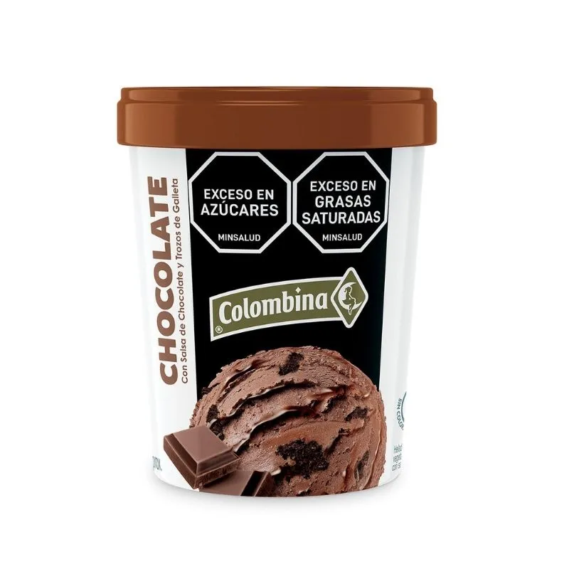 Helado colombina chocolate x 600 grs 1 L Helado colombina chocolate x 600 grs 1 L