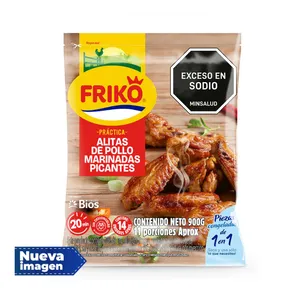 ALITAS DE POLLO FRIKO MARINADAS PICANTES X 900 GRS