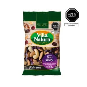 Cocktail Berry Nueces Villa Natura X 150 Gr