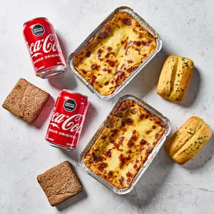Combo 2 Lasagnas, bebidas & brownies