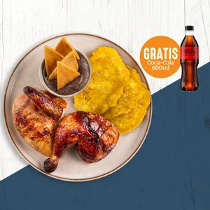 MEDIO POLLO INDIVIDUAL + COCA-COLA GRATIS