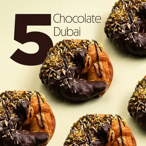🌿🍫🥐 Pack 05 Medialunas Chocolate Dubai