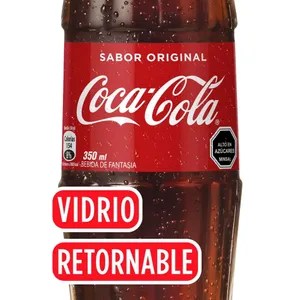 Coca Cola Sabor Original Botella Vidrio 350ml