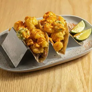 Tacos "Buena Vibra" de Camarón 2pz