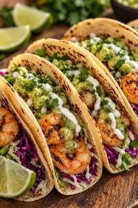 Tacos Camarón Enchilado x3