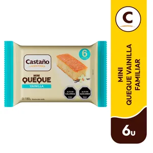 Pack Mini Queque Vainilla 6 unidades