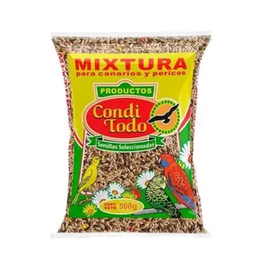 Mixtura conditodo canarios y pericos x 500 grs