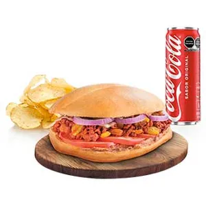 Torta de Carne Al Pastor Combo SKU 17790