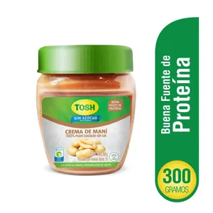 Crema de manĂ tosh sin azĂșcar x 300 grs Crema de manĂ tosh sin azĂșcar x 300 grs