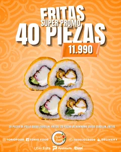 Super Promo 40 Piezas Fritas