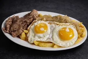 Churrasco a lo pobre al plato