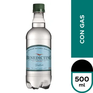Agua Benedictino con Gas 500ml
