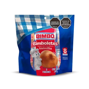 BIMBOLETES BIMBO VAINILLA X 216 GRS 8 UNDS