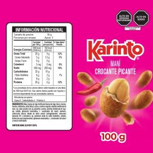 Maní Karinto Crocante Picante x 100 g