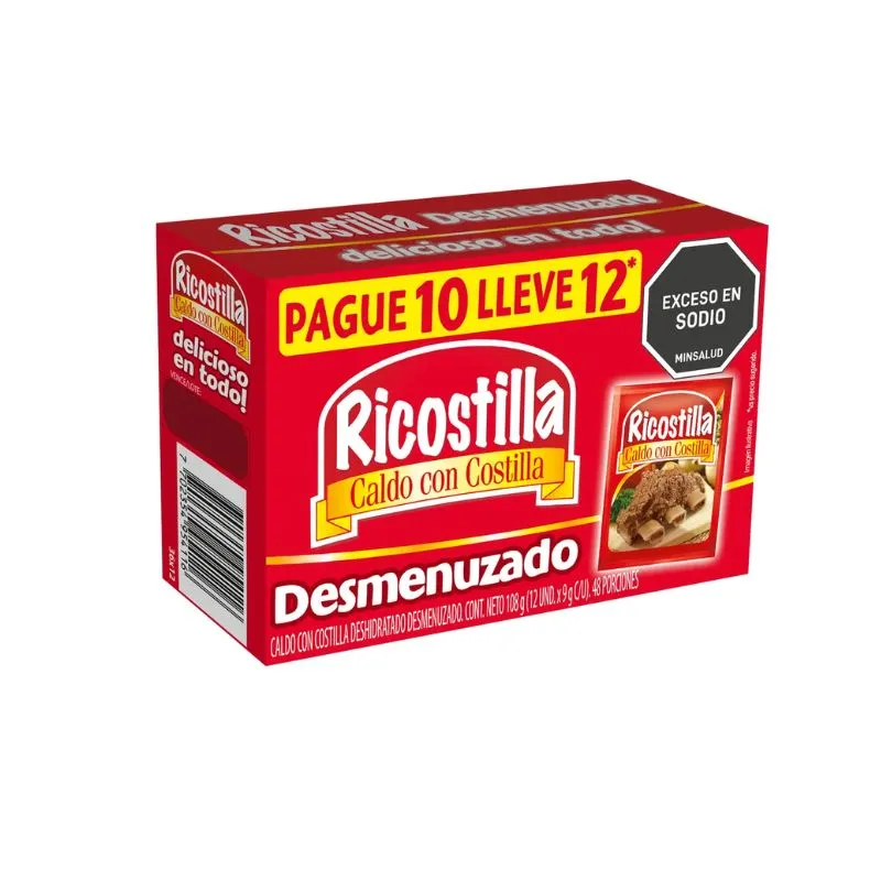 CALDO COSTILLA RICOSTILLA 9G PAGUE 10 LLEVE 12