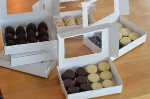 Caja alfajor maicena x 6