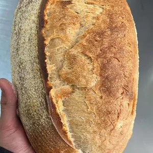 Pan masa madre en formato Hogaza, multisemilla y 20% integral!