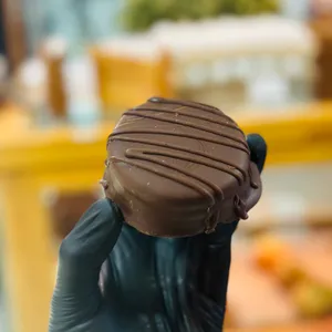 Alfajor Frambuesa Manjar (Sin Gluten y Sin Azúcar)