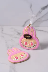 Galleta de Mantequilla XL Labubu Rosa