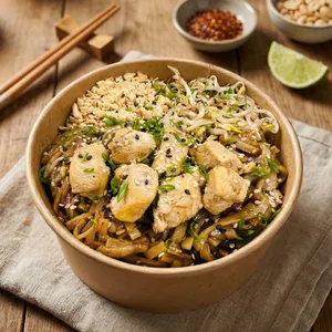 Wok Tailandés con Pollo