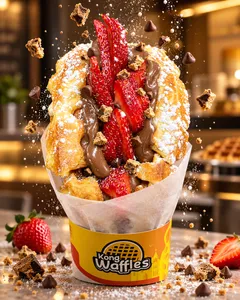 Arma tu Waffle + Topping de Regalo 🎁
