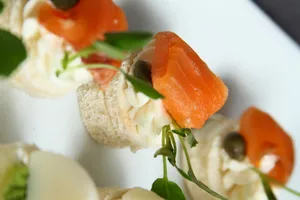 Surtidos de canapé doble molde 25un