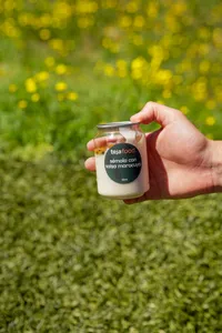 Sémola con Salsa de Maracuyá