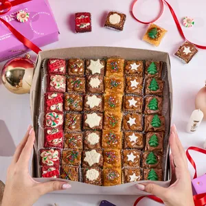 Caja x 42 Minibrownies Navideños