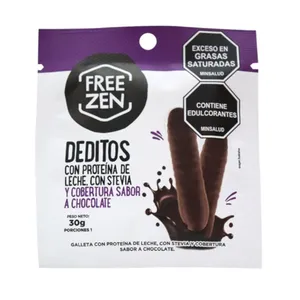 Galleta deditos freezen cobertura chocolate x 30 grs