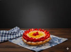 Tartaleta de frutas mediana