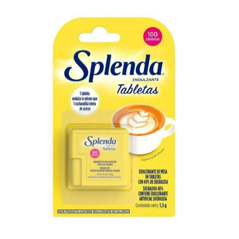 ENDULZANTE SPLENDA TABLETAS X 1.5 GRS
