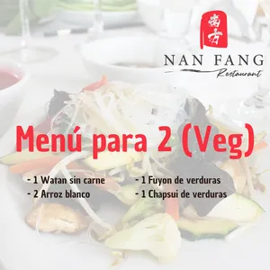 Menú Para 2 Vegetariano