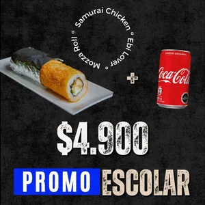 Promo Escolar: Handroll + Bebida 200cc