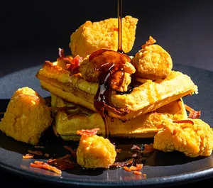 Crispy Fried Chicken Waffles