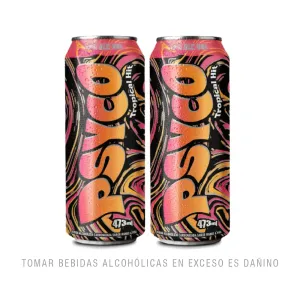 Pack (2 Rtd Psyco Tropical Hit x 473 Ml)