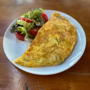 Omelette Champiñon Espinaca Mozzarella