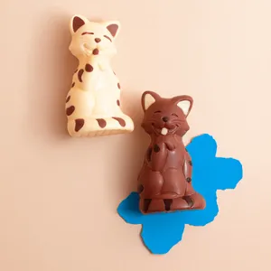 787 - Gato de chocolate blanco 90 gr.
