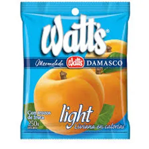 Mermelada damasco light Watts, 250 gr