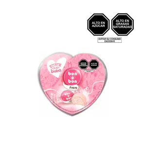 Bon o Bon Fresa Pote Corazón Mini 105 gr