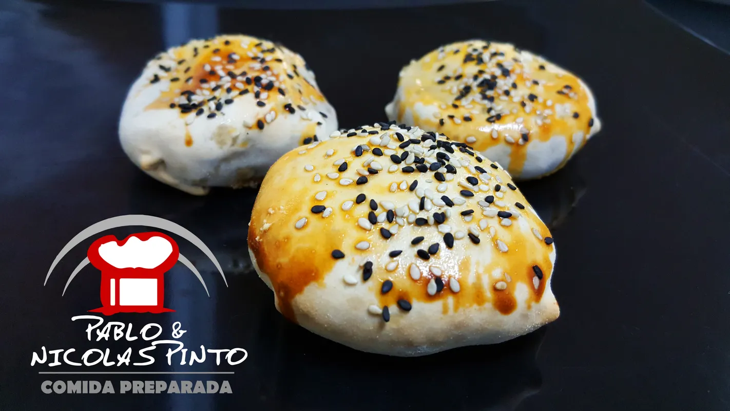 Bollos berenjena cóctel
