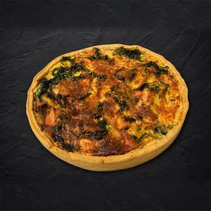 Quiche Salmon Espinaca Familiar 30 cm