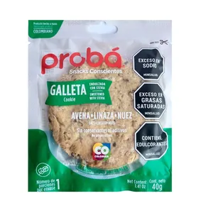 Galleta proba avena linaza y nuez x 40 grs
