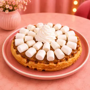 Waffle Nutella Malvaviscos
