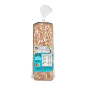 Pan tajado fitcook integral mantequilla x 500 grs