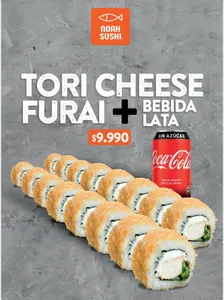 2  TORI CHEESE FURAI + BEB LATA