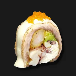 Oriental tako gratinado