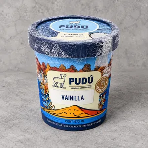 Helado Pudu Vainilla