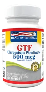 SUPLEMENTO GTF CHROMIUM PICOLINATE HEALTHY SPORTS X 100 UNDS