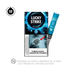 Cigarro Lucky Strike C&R/ Big Chill X 20 Und